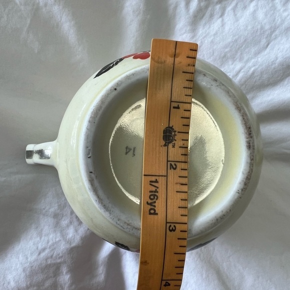 Hall Superior Kitchenware Red Poppy Daniel Creamer. - Picture 7 of 7